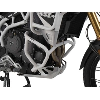 White engine guard for Triumph Tiger 900 / Rally / GT / PRO (2020-2023)