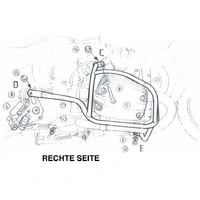 Chrome engine guard for BMW R 850 R (2003-2006)/R 1150 R (2000-2006)