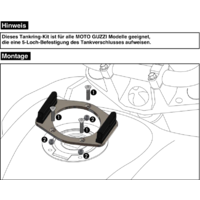 Tankring Lock-it 5-hole for selected Moto-Guzzi models