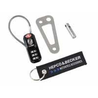 Anti-theft device for tank bags and rear bags Lock-it and Basic by Hepco&Becker