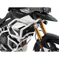Tank protection bar "Solid" white for Triumph Tiger 850 Sport (2021-2024)
