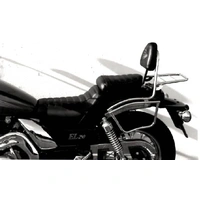 Sissybar without luggage rack chrome for Kawasaki EL 250 (1994)/EL 252 (1996-2003)