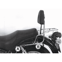 Sissybar without luggage rack chrome for Moto Guzzi California Jackal (2001-2003)