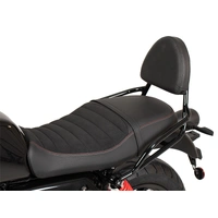 Sissybar without luggage rack black for Moto Guzzi V7 Stone Special Edition (850cc) (2022-2023)