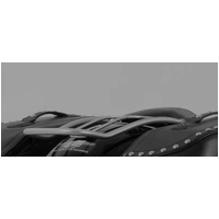 Solorack without backrest chrome for Honda VT 1300 CX (2010-2012)
