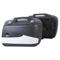 Junior Flash Enduro side case set 30 left / 40 right silver