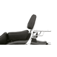 Sissybar with luggage rack chrome for Honda CA 125 Rebel (1995-2001)/CMX 250 Rebel (1996-2001)