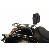 Solorack with backrest chrome for Honda VT 750 Shadow (2004 -2007)