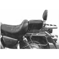 Sissybar with luggage rack chrome for Kawasaki VN 15 cast wheel (1988-1992)