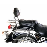 Sissybar with luggage rack chrome for Kawasaki VN 800 Classic (2000-2005)