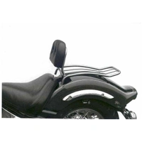 Solo rack with chrome backrest for Yamaha XVS 1100 Drag Star (1999-2002)