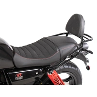 Sissybar with luggage rack black for Moto Guzzi V7 Stone Special Edition (850cc) (2022-2023)