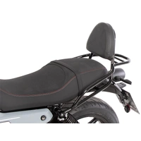 Sissybar with luggage rack black for Moto Guzzi V7 Sport (2025-)