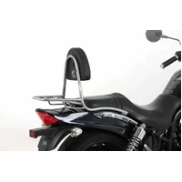 Sissybar with luggage rack chrome for Hyosung GV 650 i Aquilia (2006-2011)