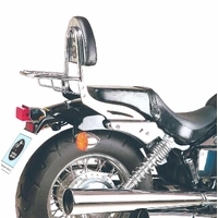 Sissybar with luggage rack chrome for Honda VT 750 D2 Black Widow (2001-2003)