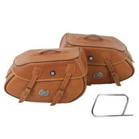 Saddle bag set Buffalo sandbrown for tube saddlebag carrier
