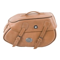 Leather single bag Buffalo brown right for C-Bow holder