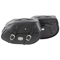 Buffalo Big leather bag set black for C-Bow holder