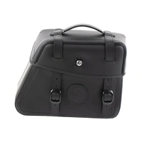 Leather single bag Rugged black right for C-Bow holder