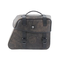 Leather single bag Rugged brown right for C-Bow holder