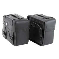 Rugged leather bag set black for C-Bow holder