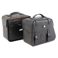 Rugged leather bag set brown for C-Bow holder