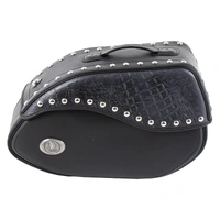 Leather single bag Ivory black right for C-Bow holder