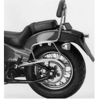 Chrome tubular leather bag holder for Honda VT 600 C (1988-2000)