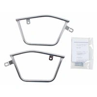 Chrome tubular leather bag holder for Kawasaki EL 250 (1994)/EL 252 (1996-2003)