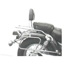 Chrome tubular leather bag holder for Yamaha XV 535/S Virago (1999-2003)
