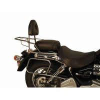 Chrome tubular leather bag holder for Triumph Bonneville America/Speedmaster (2005-2010)