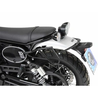 Leather bag holder cutout black for Yamaha SCR 950 (2017-2020)