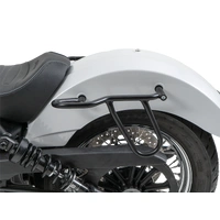 Leather bag holder cutout black for Indian Scout Classic (2025-)