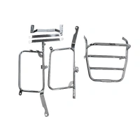 Complete carrier set (side case carrier and tubular luggage rack top case carrier) chrome for Honda CB 650 SC/RC (1982-1984)