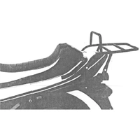 Tubular luggage rack Topcaseträger black for Honda VF 750 F (1983-1986)