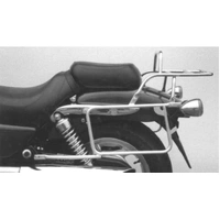 Complete carrier set (side case carrier and tubular luggage rack top case carrier) chrome for Honda VF 750 C (1993-2000)