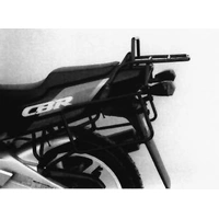 Complete carrier set (side case carrier and tubular luggage rack top case carrier) black for Honda CBR 600 F (1991-1992)