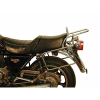 Complete carrier set (side case carrier and tubular luggage rack top case carrier) chrome for Kawasaki Z 750 LTD Four (1980-1982)