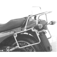 Complete carrier set (side case carrier and tubular luggage rack top case carrier) black for Kawasaki GPZ 750 (1985-1986)/900 R (1984-1993)