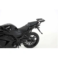 Alurack top case carrier black for Kawasaki Ninja 250 R (2008-2012)