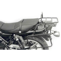 Complete carrier set (side case carrier and tubular luggage rack top case carrier) chrome for Kawasaki Zephyr 550 (1991-1999)