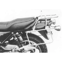 Complete carrier set (side case carrier and tubular luggage rack top case carrier) chrome for Kawasaki Zephyr 1100 (1992-1998)