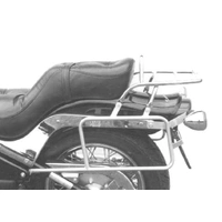 Complete carrier set (side case carrier and tubular luggage rack top case carrier) chrome for Kawasaki VN 800 Classic (1996-1999)