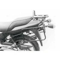 Complete carrier set (side case carrier and tubular luggage rack top case carrier) black for Kawasaki ER-5 (1997-2000)