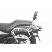 Chrome tubular luggage rack for Kawasaki EL 125 (1998-2007)