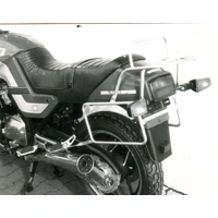 Complete carrier set (side case carrier and tubular luggage rack top case carrier) black for Suzuki GSX 750 ES/EF (1983-1988)