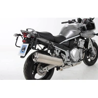 Side pannier rack Lock-it black for Suzuki GSF 1250/S Bandit (2007-2016) (silver pillion footrests)