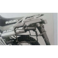 Side case carrier fixed black for Suzuki DR 650 RS (1990-1991)