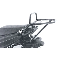 Tubular luggage rack Topcaseträger black for Suzuki SV 650/S (2003-2006)