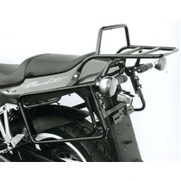 Complete carrier set (side case carrier and tubular luggage rack top case carrier) black for Suzuki GSF 400 Bandit (1991-1995)